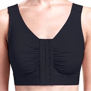 Marena Recovery B2 Bra - Post Surgery Compression Bra Size Medium 3436 Black